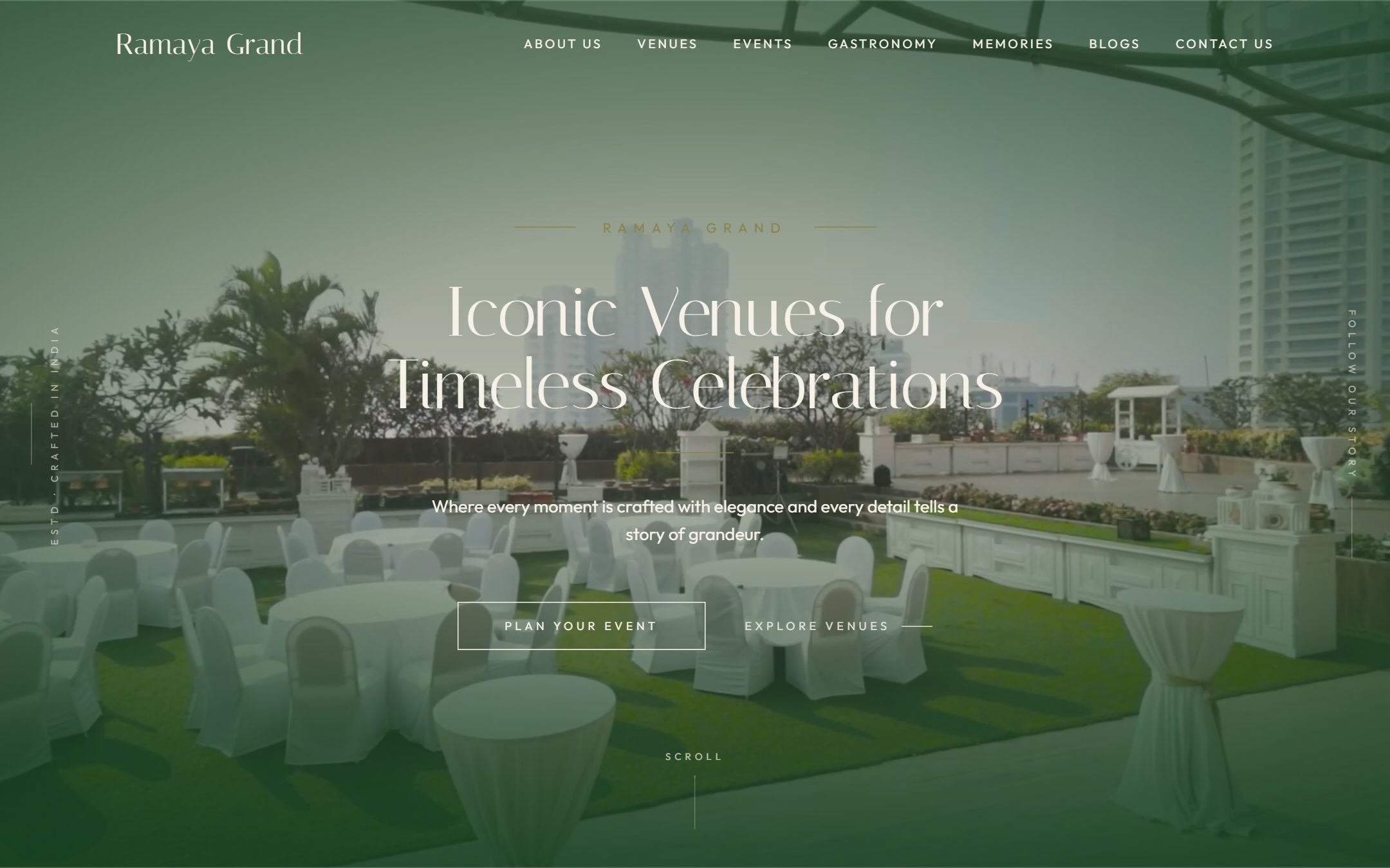 Ramaya Grand home page